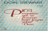 103 perguntas que as pessoas fazem sobre Deus - Don Stewart