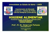 HIGIENE ALIMENTAR 01 - Conceitos & Higiene Pessoal