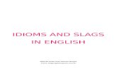 Idioms and Slags in English