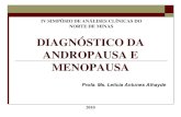 Diagnóstico da Andropausa e Menopausa