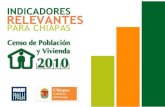 Indicadores Relevantes para Chiapas del Censo 2010