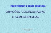 Frases Simples e Complexas