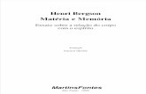 Bergson - Materia e Memoria