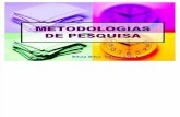 METODOLOGIAS DE PESQUISA