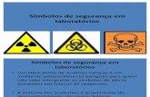 Símbolos de segurança em laboratórios