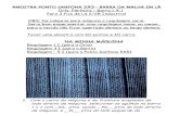 08) Para Malha Em Lã Industrial 2/28 - Ponto Sanfona 5x5 - Com Barra