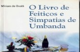 Míriam de Oxalá - O Livro de Feiticos e Simpatians de Umbanda (1)