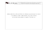 Projeto Político Pedagógico - Engenharia Mecânica - UDESC 2011