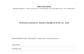 Apostila - Antropologia Hamartiologia Soteriologia
