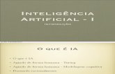 Inteligencia Artificial I - introduçao