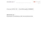Curso CPA-10 – Certificação ANBID - Módulo 6