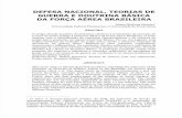 DEFESA NACIONAL, TEORIAS DE GUERRA E DOUTRINA BÁSICA DA FORÇA AÉREA BRASILEIRA