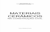 MATERIAIS CERÂMICOS NA CONSTRUÇÃO CIVIL