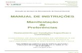 Manual de Instruções – Manifestação de Preferências DCE e Contratação