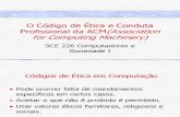 Senado - Slides -Ética -Código ACM