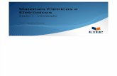 Materiais Elétricos e Eletrônicos - Seção 1 - Introdução