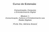 ComunicaçãO Consumo e Entretenimento Digital   Adriana Amaral