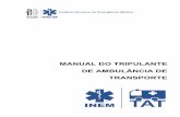Manual - Tripulante de Ambulancia de Transporte