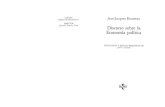 Rousseau, Jean-Jacques. Discurso sobre la Economia Politica