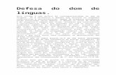 Defesa do dom de línguas Zwinglio Rodrigues