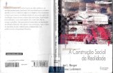 TEÓRICO - Completo BERGER; LUCKMANN. A construção social da realidade tratado sobre a sociologia do conhecimento
