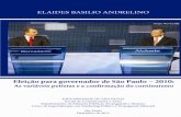 Eleição para governador de São Paulo - 2010: As variáveis petistas e a confirmação do continuísmo - Elaides Basilio Andrelino