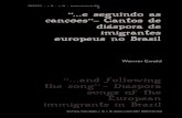 EWALD 2007 - Cantos de Diaspora de Imigrantes Europeus No Brasil