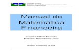 Manual de Calculo Financeiro - Aulas e Listas de Exercicios 1o Semestre-2009