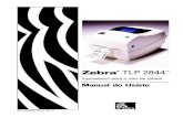 Manual Impressora Zebra TLP2844