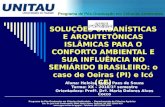 Soluções urbanísticas e arquitetônicas islâmicas promotoras de conforto ambiental e sua influência no Semiárido brasileiro