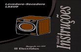Manual lavadora 9K frontal Eletrolux LSE09