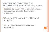 Análise de Conjuntura econômica Brasileira 1995 - 2002
