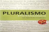 Pluralismo Epistemológico. Luís Tapia Mealla (Coordinador)