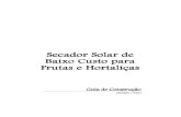 Manual de Construção do Secador Solar de caixa de frutas