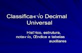 Classificacao Decimal Universal.ppt
