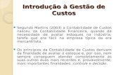 GESTÃO DE CUSTOs