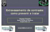 Extravasamento de Contraste - Como Prevenir e Tratar - 09-2010 - Prof Dr Giuseppe DIppolito