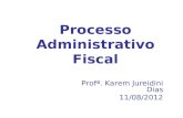 Processo Admin Tribut - Slides 2012