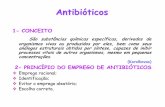 Antibióticos - mecanismo de ação