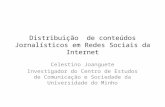Distribuição de conteúdos jornalísticos em Redes Sociais da Internet