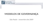 Modelos de Governança