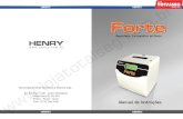 Manual de Instruções Relógio de Ponto Henry Forte - LojaTotalseg.com.br