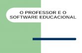 O professor e o Software Educacional