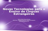 Novas Tecnologias no Ensino de Línguas Estrangeiras