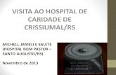 Saude mental  Hospital Dom Bosco de Santo Agusto RS 2013