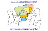 Curso online educacao linguistica