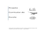 Projecto Curricular Escola 2013
