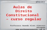 Direito Constitucinal: Conceito, Classificação, Aplicação e Interpretação tópico 2011
