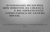 Gestão Social CMDCA