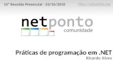 Práticas de Programação em .NET